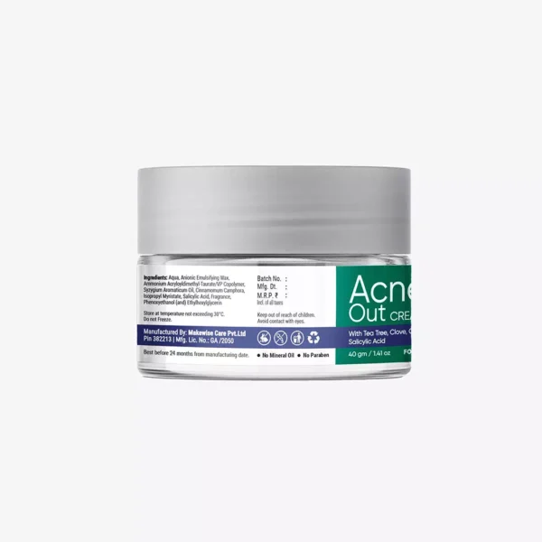 Acne Out Cream - 40 gm Jar - Image 2
